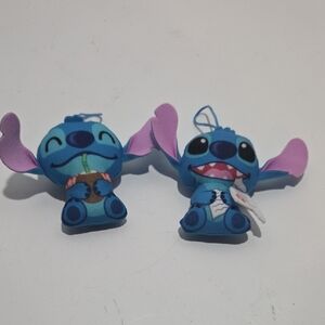 Blue and Pink Plush Toy Set